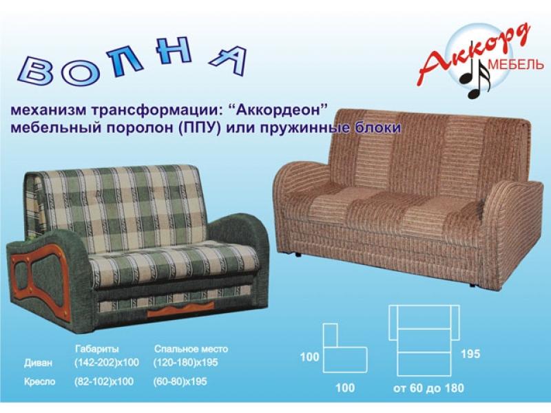 диван волна аккордеон в Сочи