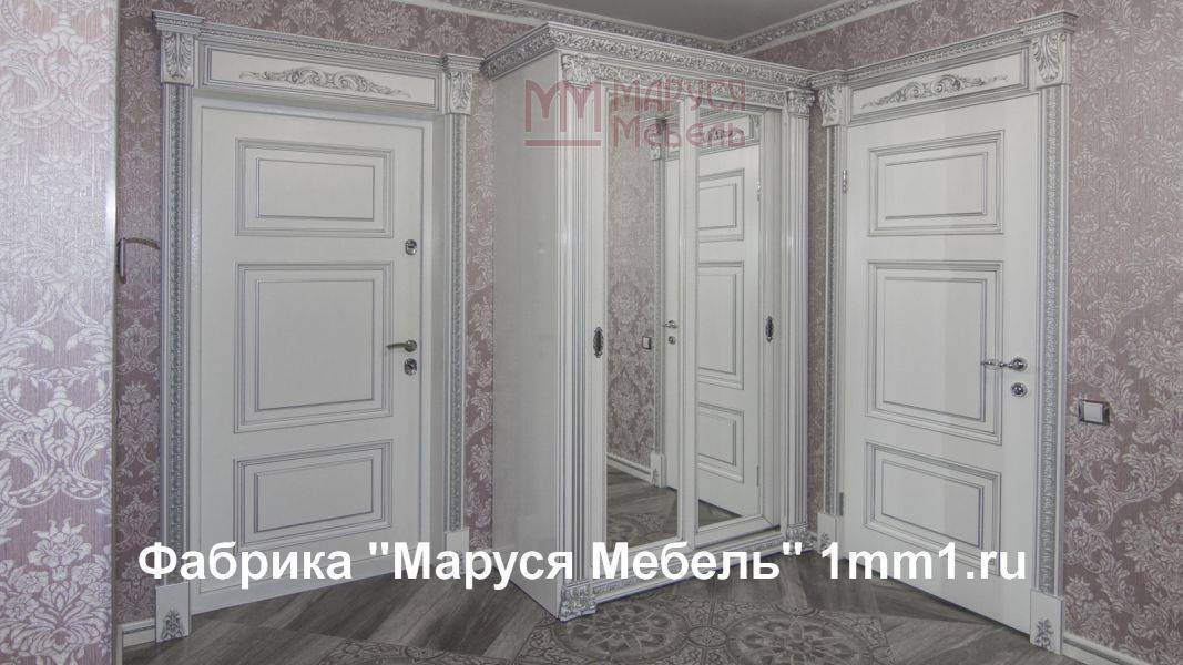 резная белая прихожая в Сочи