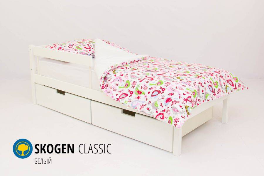 детская кровать skogen classic белый в Сочи