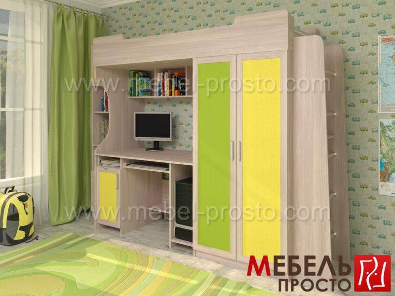 детская кровать-чердак карлсон модульный в Сочи