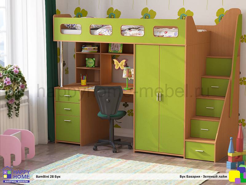 кровать-чердак bambini 28 в Сочи