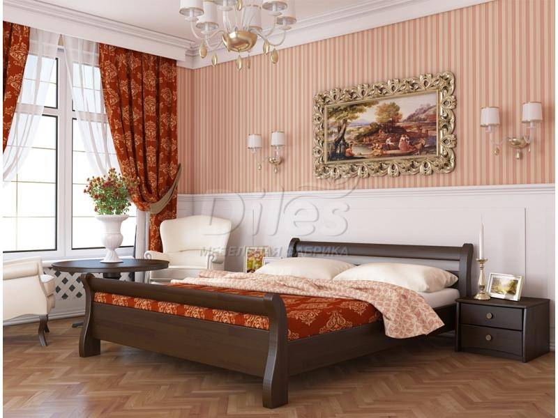 современная деревянная кровать диана в Сочи