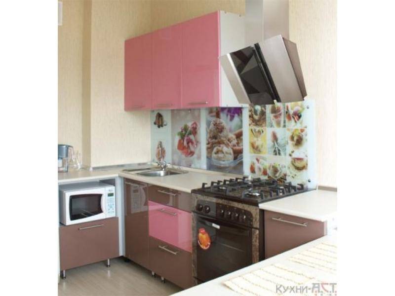 кухонный гарнитур угловой крем-брюле в Сочи