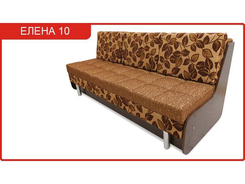 кухонный прямой диван елена 10 в Сочи