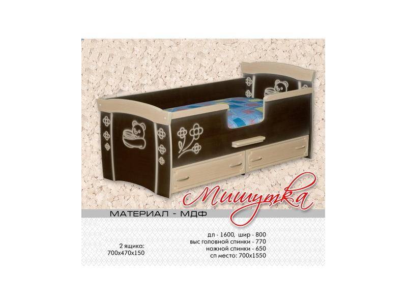 детская кровать мишутка в Сочи