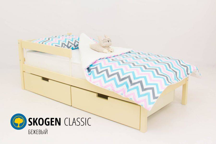 детская кровать skogen classic бежевый в Сочи