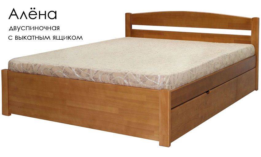 кровать алёна из массива сосны в Сочи
