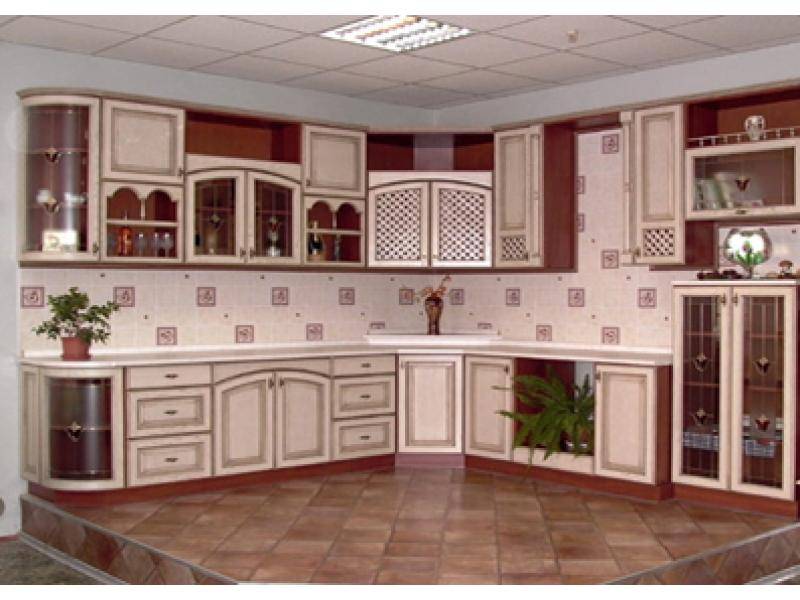кухня угловая кантри 1 в Сочи