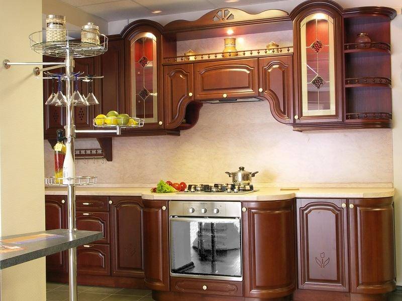 кухонный гарнитур бук цвет вишня в Сочи