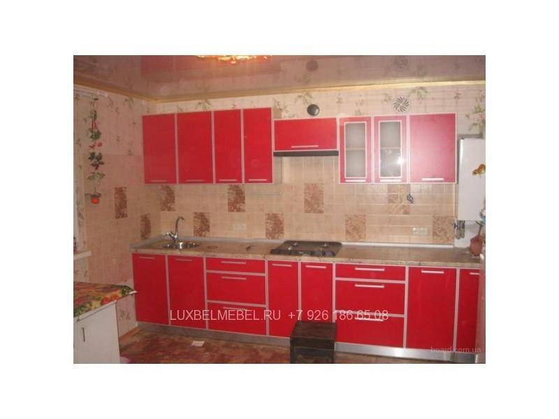 красная кухня из дсп модель 1610 в Сочи