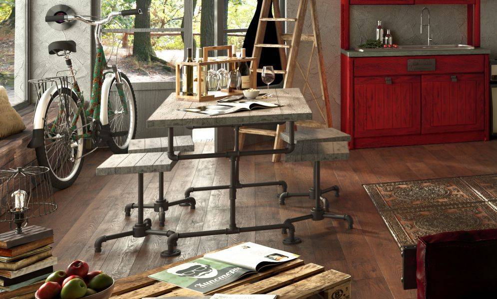 столовая группа home collection в стиле loft в Сочи