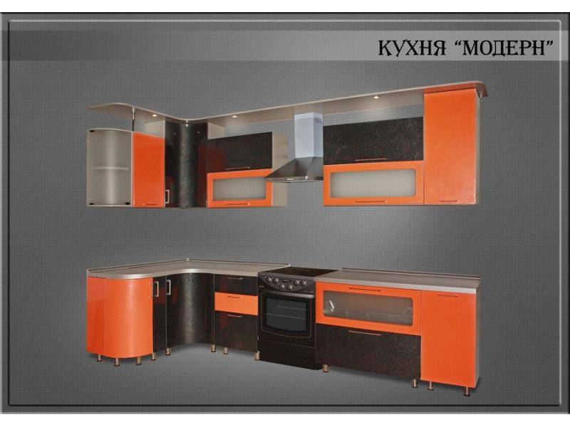 кухня угловая модерн в Сочи