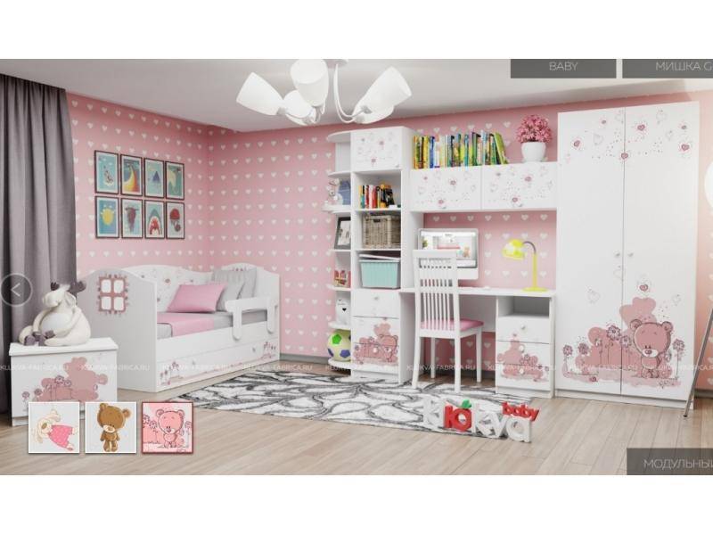 комната для девочки мишка girl в Сочи