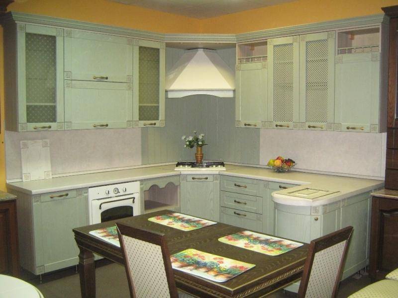 угловая кухня флорэ эмаль в Сочи