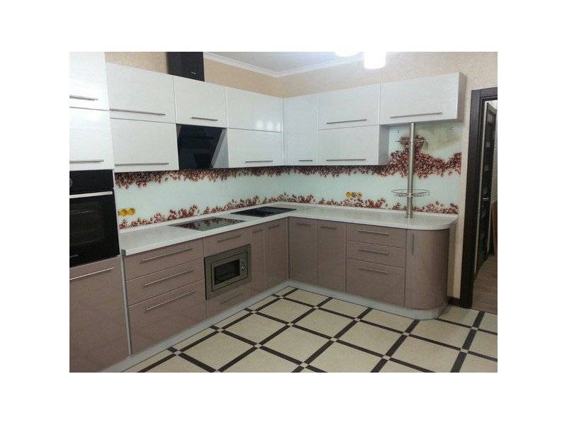 угловая кухня глянец в Сочи