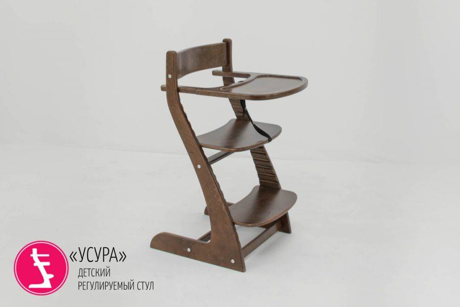 детский растущий регулируемый стул усура орех в Сочи