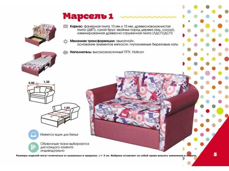 детский диван марсель 1 в Сочи