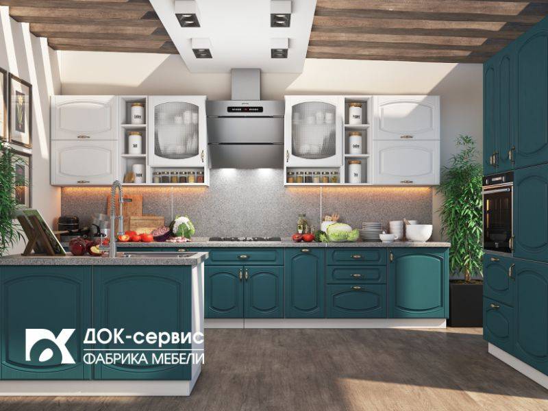 угловая кухня мдф в Сочи