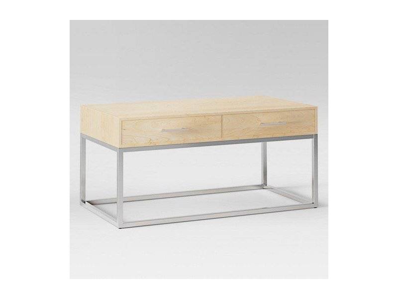 журнальный стол chrome + wooden boxes в Сочи