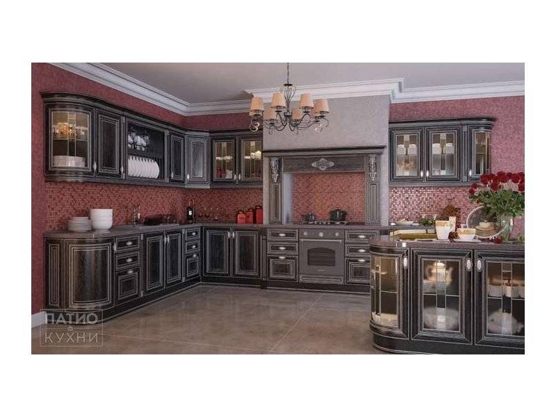 кухонный гарнитур gagliano (патина серебро) арт. 11 в Сочи