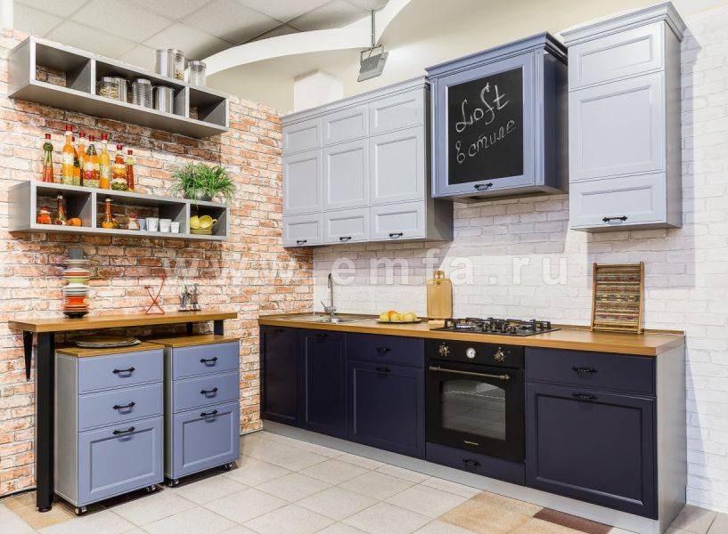стильная кухня loft в Сочи