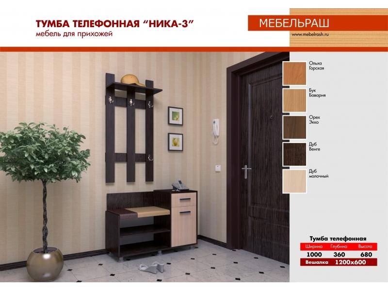 прихожая прямая ника 3 в Сочи