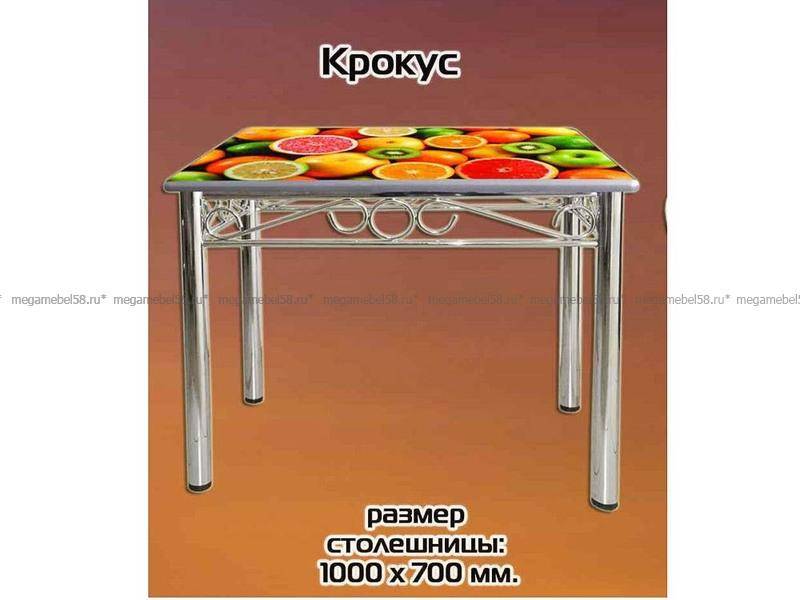 стол с фотопечатью крокус в Сочи