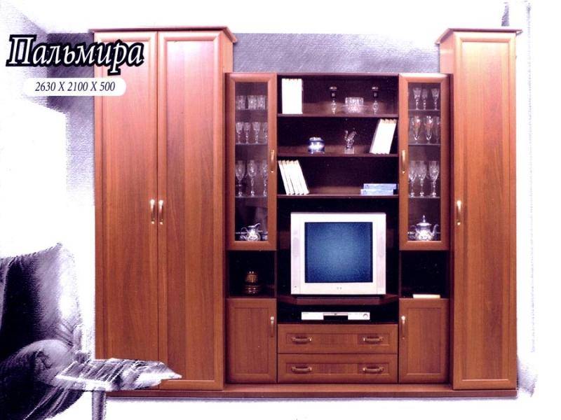 гостиная стенка пальмира 2+1 в Сочи