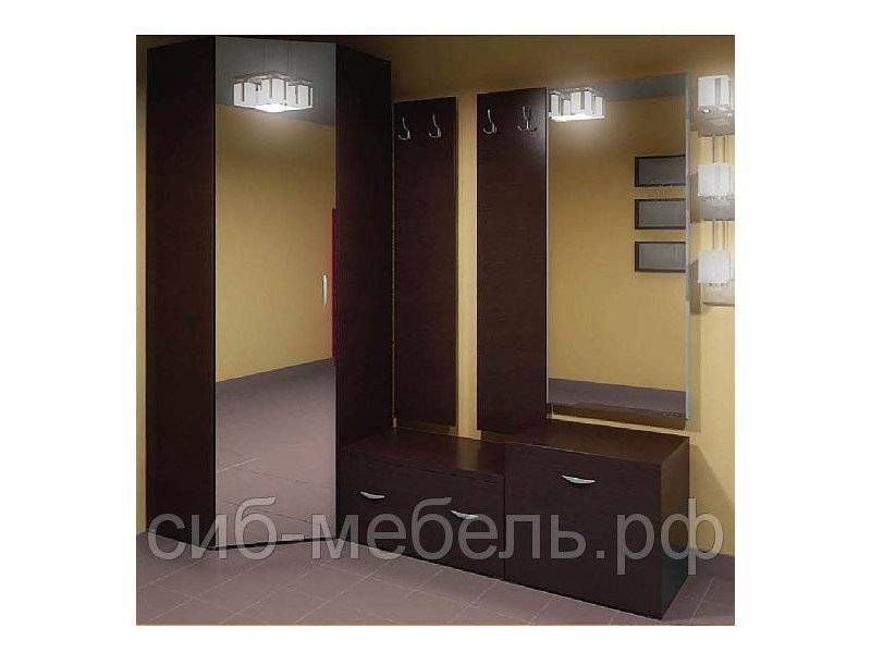 прихожая с угловым шкафом 46 в Сочи