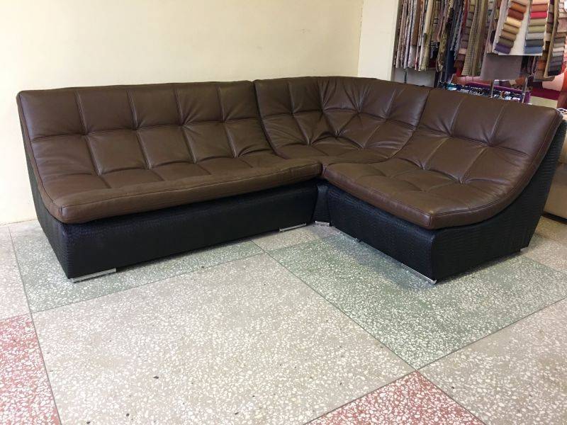модульный угловой кожаный диван ланкастер в Сочи