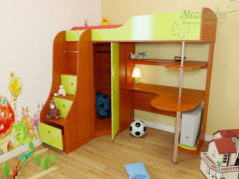 детская индиго с лестницей индиго в Сочи