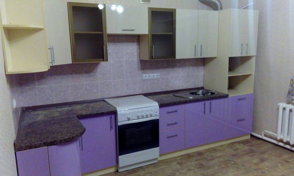 угловая комбинированная кухня в Сочи