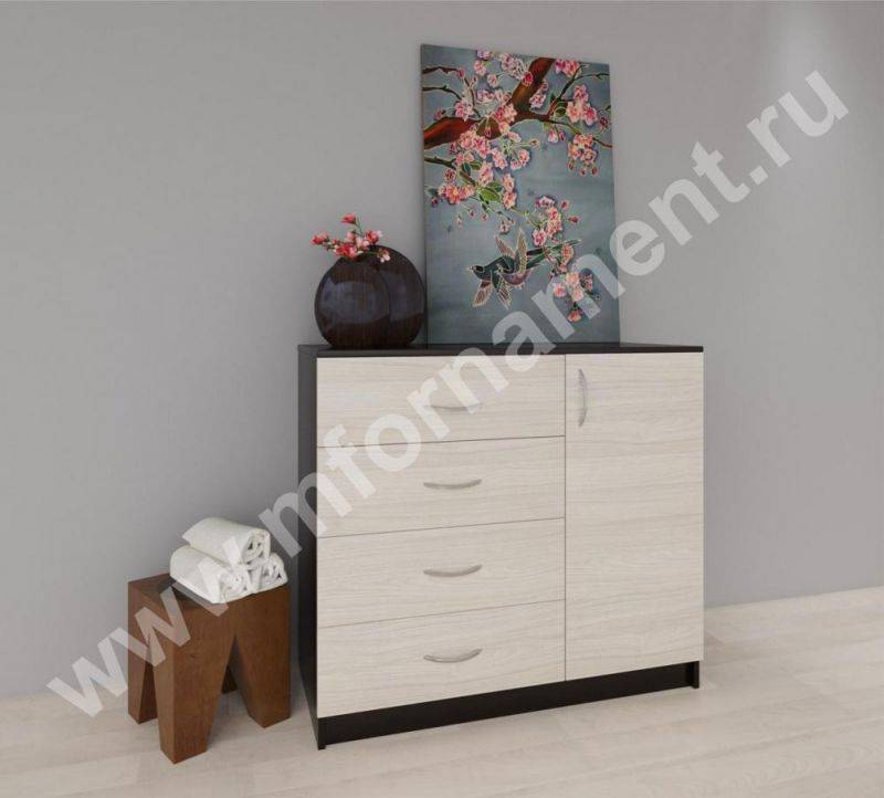 комод (4 ящика 1дверь) в Сочи
