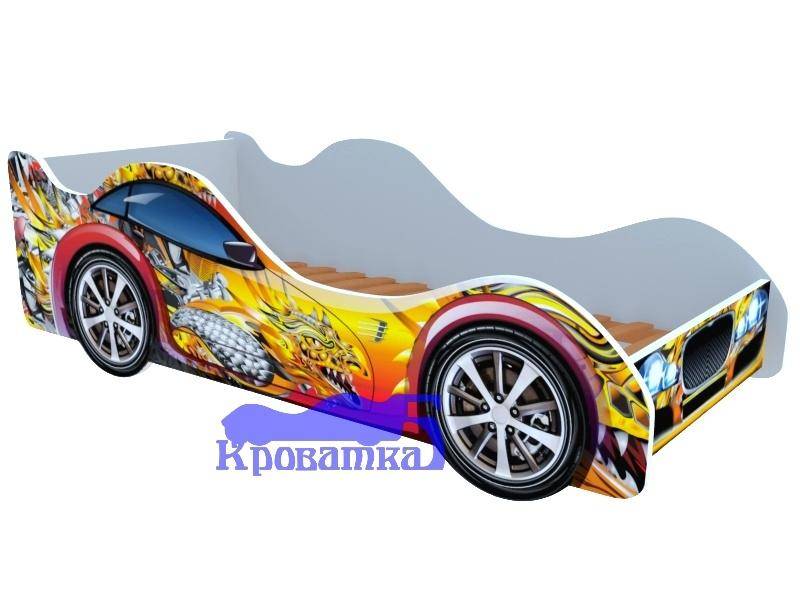 кровать красно-желтый дракон в Сочи