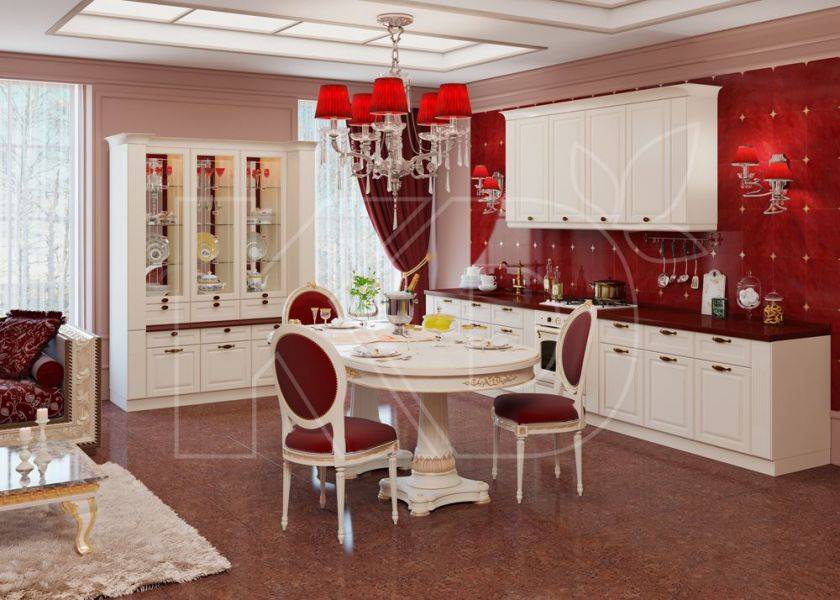 кухня классика вильгельм светлый в Сочи
