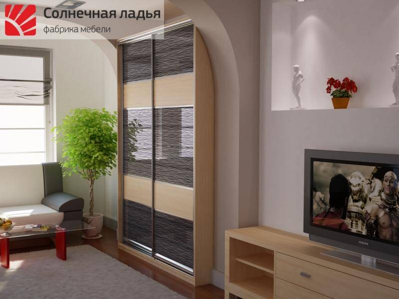 шкаф - купе для гостиной 19 в Сочи