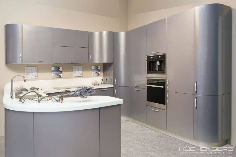 кухня loft kristall эмаль металлик в Сочи