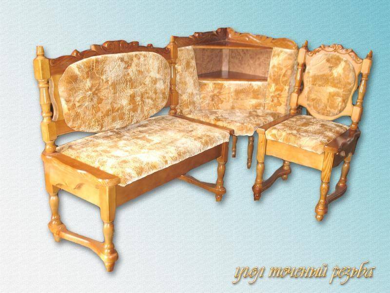кухонный уголок точеный резьба в Сочи