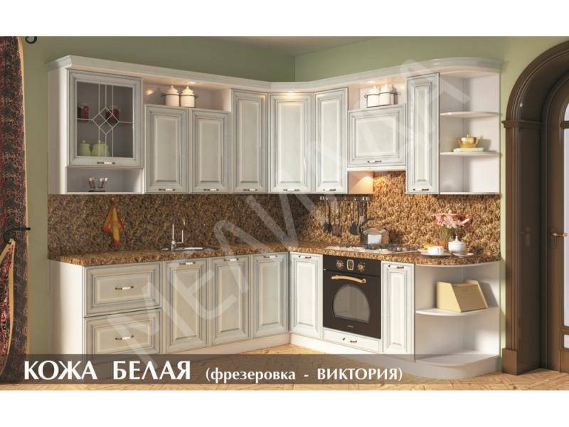 кухня кожа белая в Сочи