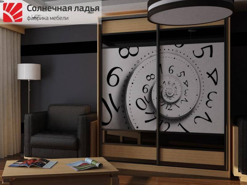шкаф - купе для гостиной 1 в Сочи