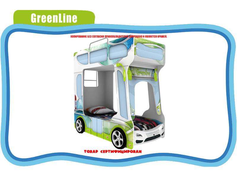 кровать детская green line в Сочи