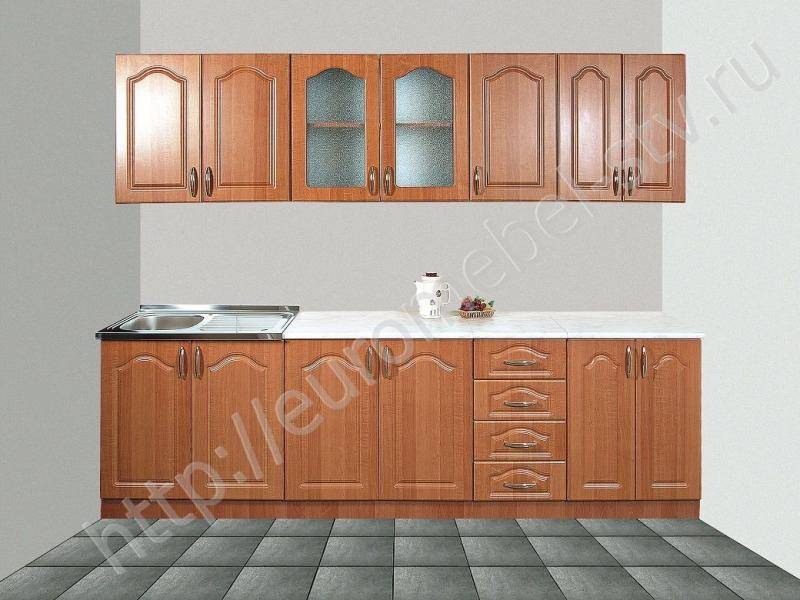 кухонный гарнитур прямой классика в Сочи