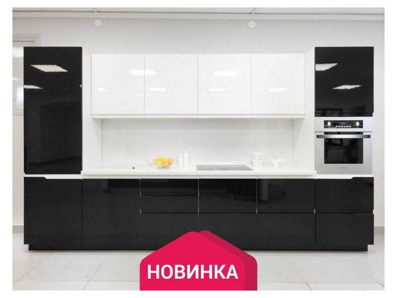ультрамодная крашеная кухня акцент в Сочи