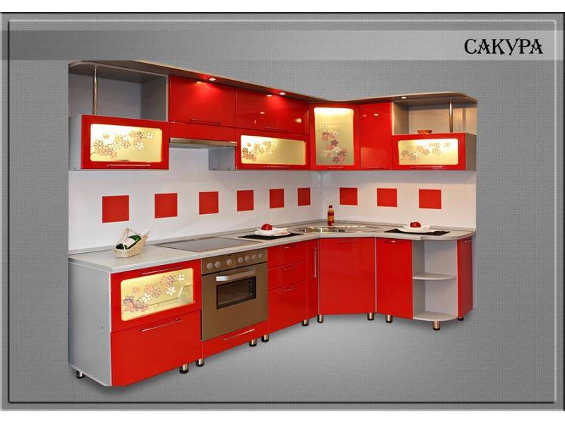 кухня угловая сакура в Сочи