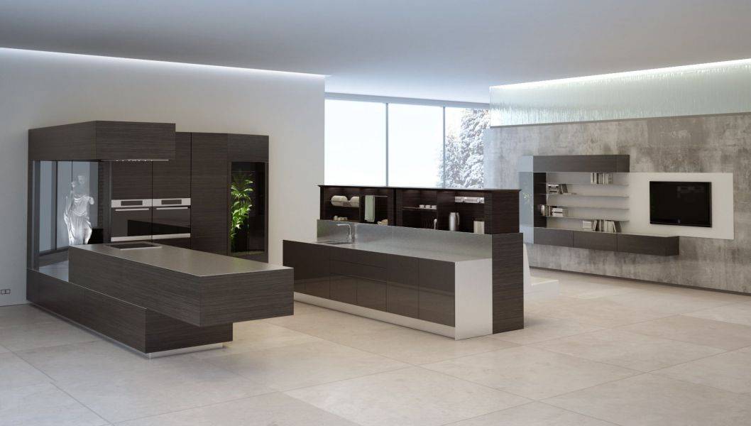 современная кухня loft в Сочи