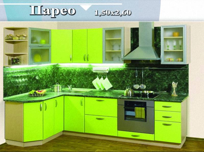 кухня угловая «парео» в Сочи
