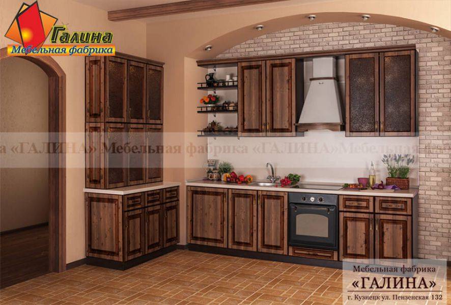 кухонный гарнитур патина 004 в Сочи