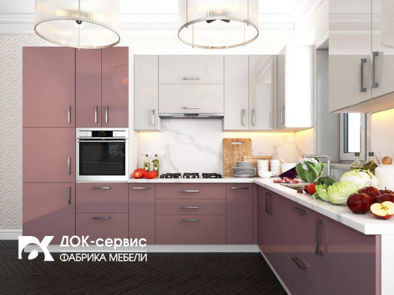 угловая кухня пластик в Сочи