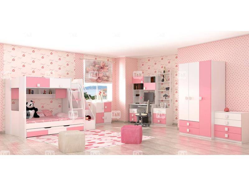 детская двухъярусная кровать rich pink в Сочи
