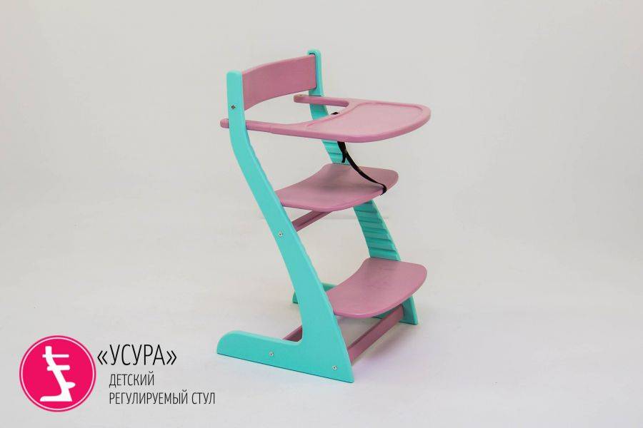 детский растущий регулируемый стул усура мятный-лаванда в Сочи